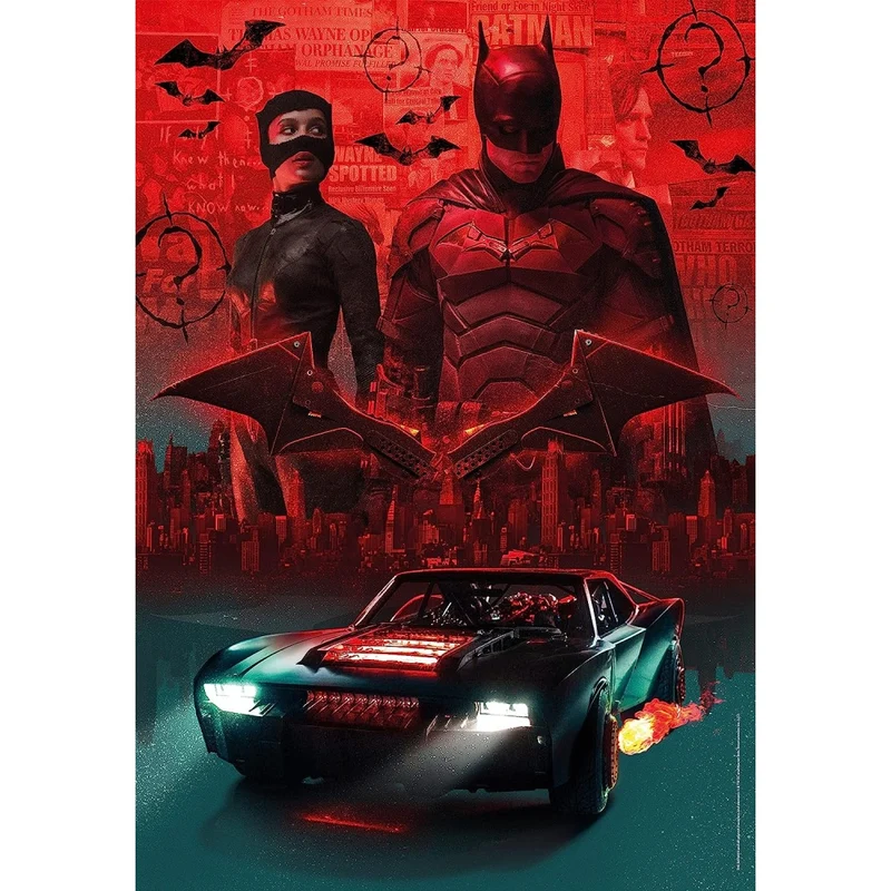Clementoni 1000pc Batman Vehicle Jigsaw Puzzle
