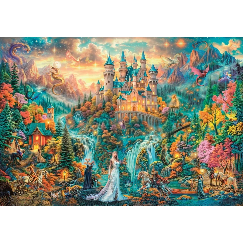 Clementoni Legends Of The Hidden Realm 2000 Piece Jigsaw Puzzle