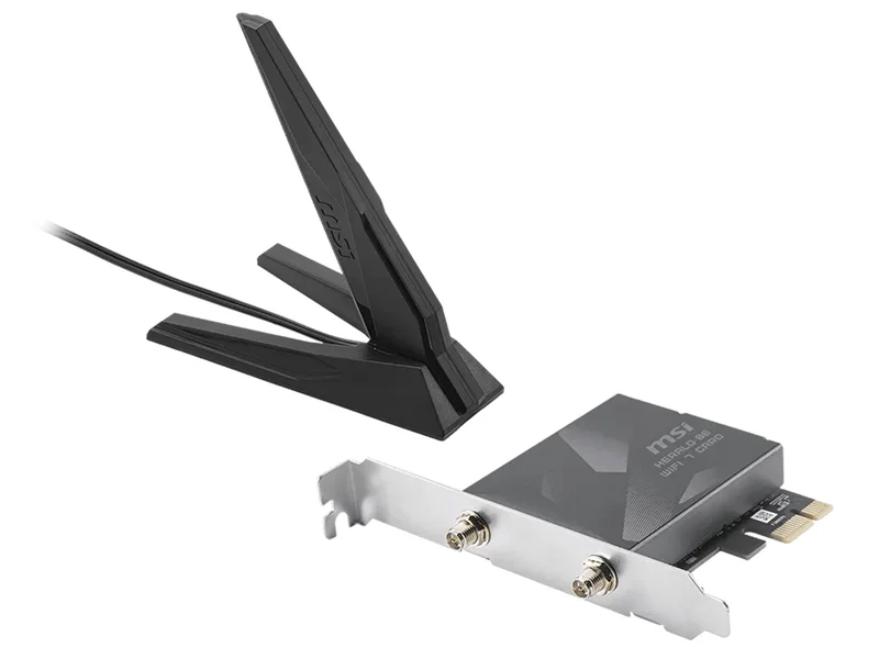 MSI HERALD BE9400 Wi-Fi 7 PCIe Adapter