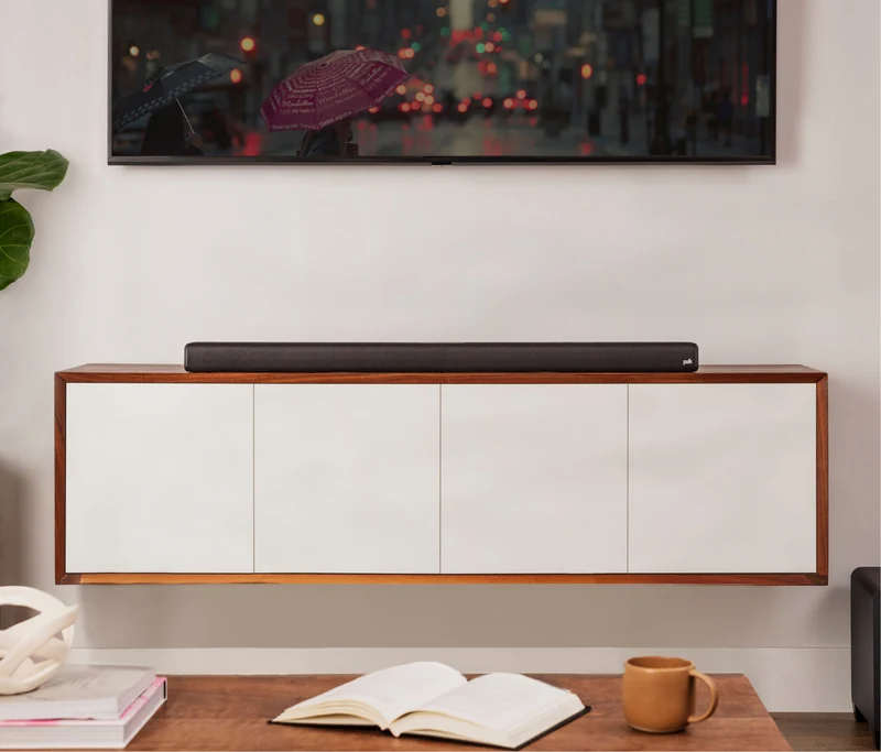 Polk Audio Signa S4 Dolby Atmos 3.1.2 Sound Bar with Wireless Subwoofer Black