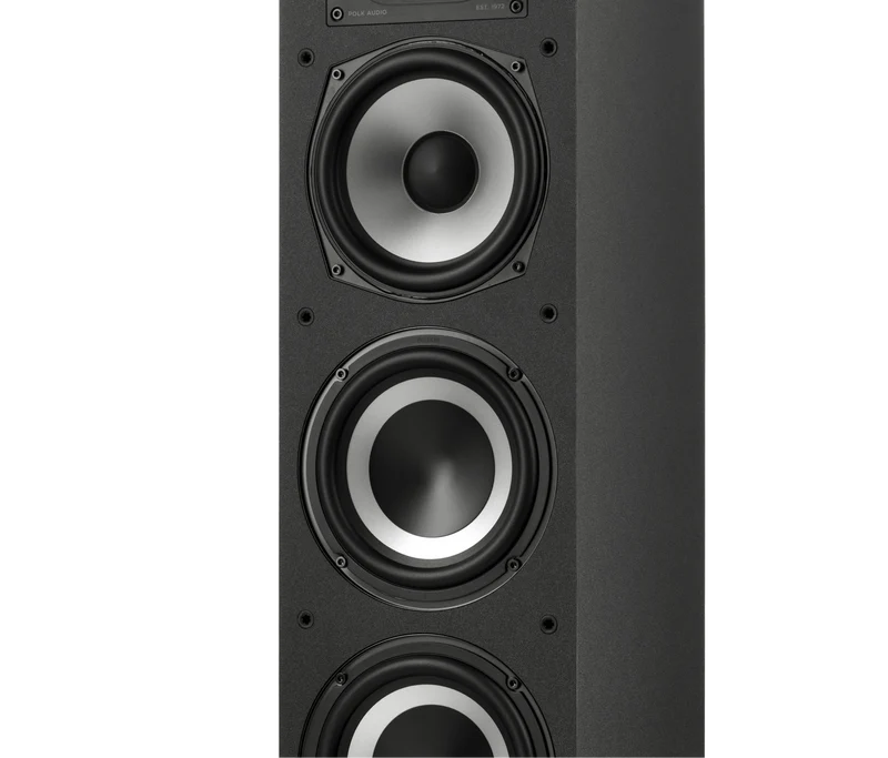 Polk Audio Monitor XT60 High-Resoution Floor-Standing Single Tower Speaker (Black)