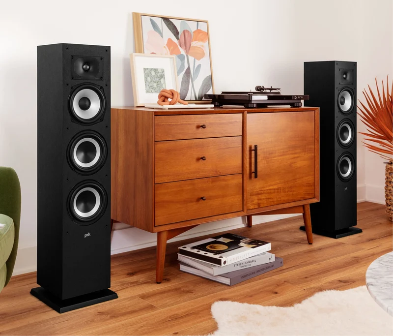 Polk Audio Monitor XT60 High-Resoution Floor-Standing Single Tower Speaker (Black)