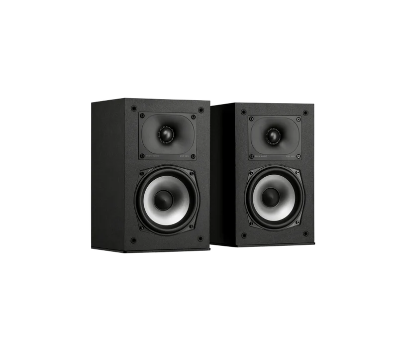 Polk Audio Monitor XT15 High-Resoultion Compact Bookshelf Speakers Pair (Black)