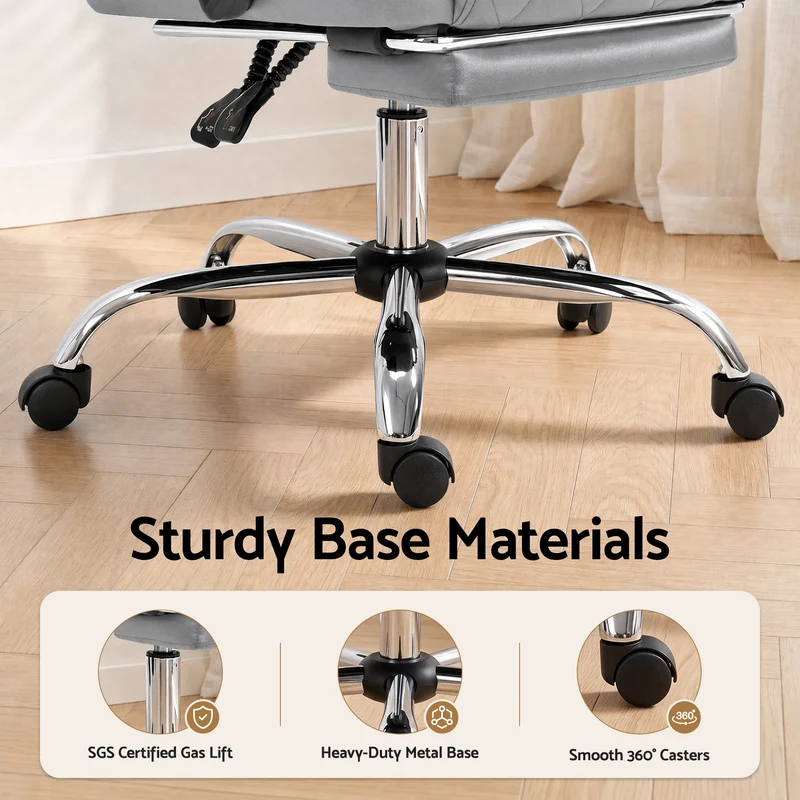 Artiss Executive Office Chair Footrest (Grey)