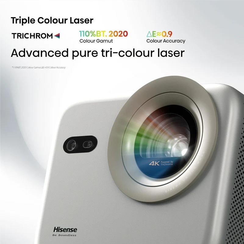 Hisense M2 Pro 65''-200'' 4K TriChroma Laser Mini Projector