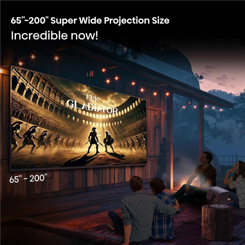 Hisense M2 Pro 65''-200'' 4K TriChroma Laser Mini Projector