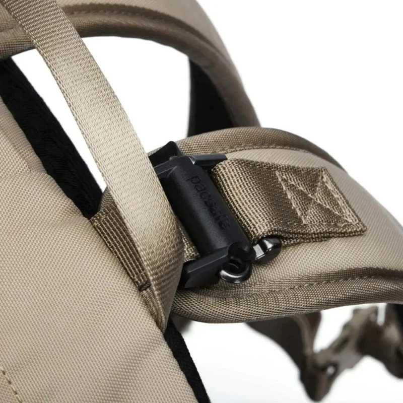 Pacsafe V Active Anti-Theft RFID Blocking Laptop 13" Backpack 24L Beige