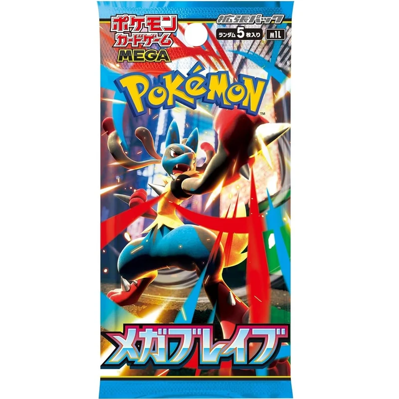 Pokémon TCG MEGA Brave M1L Box 30 Booster Packs Japanese Trading Cards