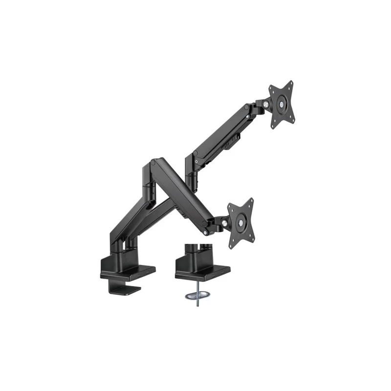 Goobay Monitor Mount Dual Arm Gas Spring PRO VESA 17-32" (Black)