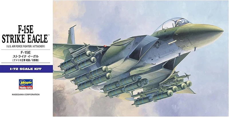 Hasegawa 1/72 F-15e Strike Eagle (U.s. Air Force Fighter/Attacker)