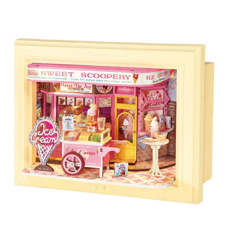 DIY Framed Sweet Scoopery Ice Cream