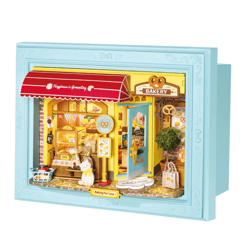 DIY Framed Fluffy Cat Bakery