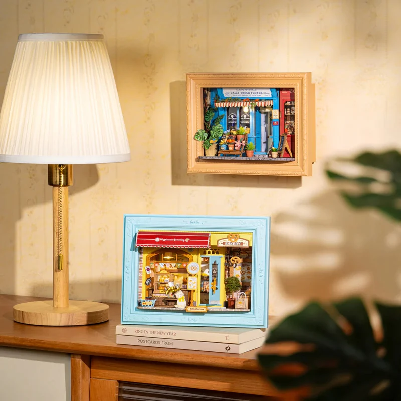 DIY Framed Fluffy Cat Bakery