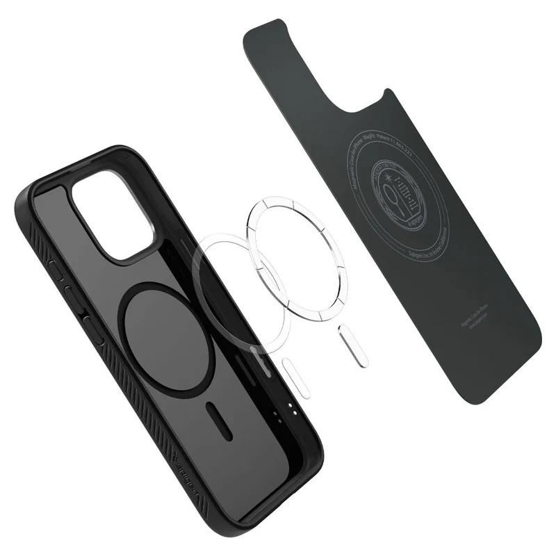 Spigen Apple iPhone 16 Pro Liquid Air T Camera Control Button Cover (MagFit) Case - Black