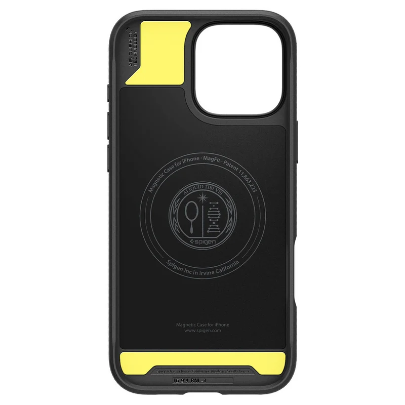 Spigen Apple iPhone 16 Pro Max Rugged Armor (MagFit) Case - Black