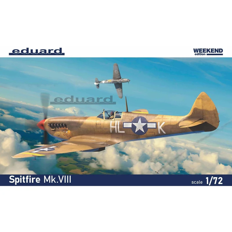 1/72 Spitfire Mk.VIII Plastic Model Kit [7462] (Aus Decals)