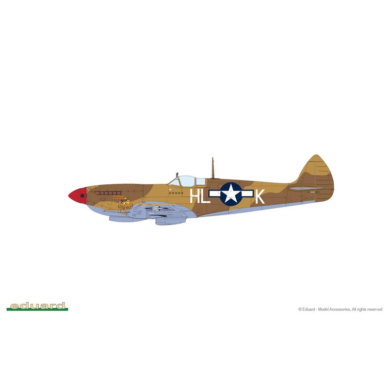 1/72 Spitfire Mk.VIII Plastic Model Kit [7462] (Aus Decals)