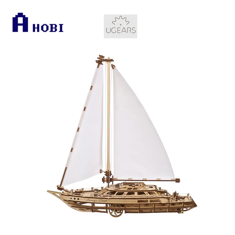 Ugears Serenity's Dream Yacht Wooden Constructor Model Kit