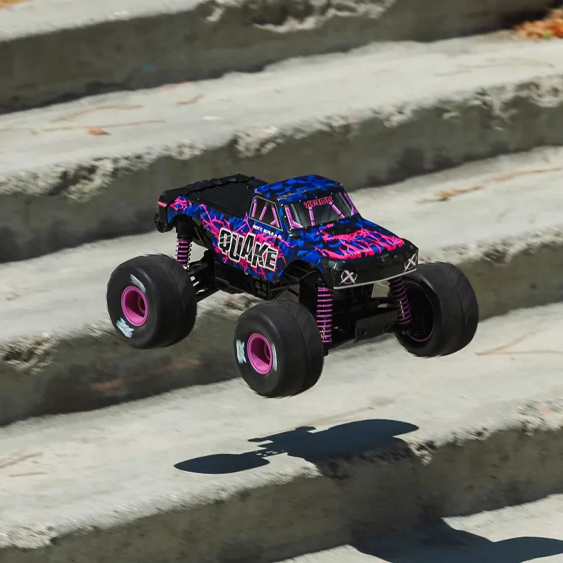 ARRMA Quake Grom RC Monster Truck Electric 4WD 1/16 Scale RTR (Purple)