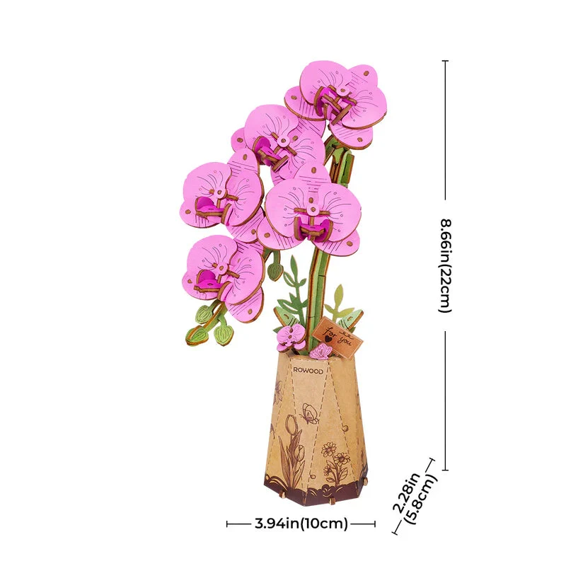 Wood Bloom Purple Moth Orchid