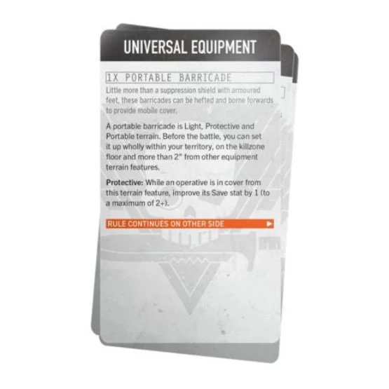Games Workshop Warhammer 40K Kill Team Inquisitorial Agents Datacards