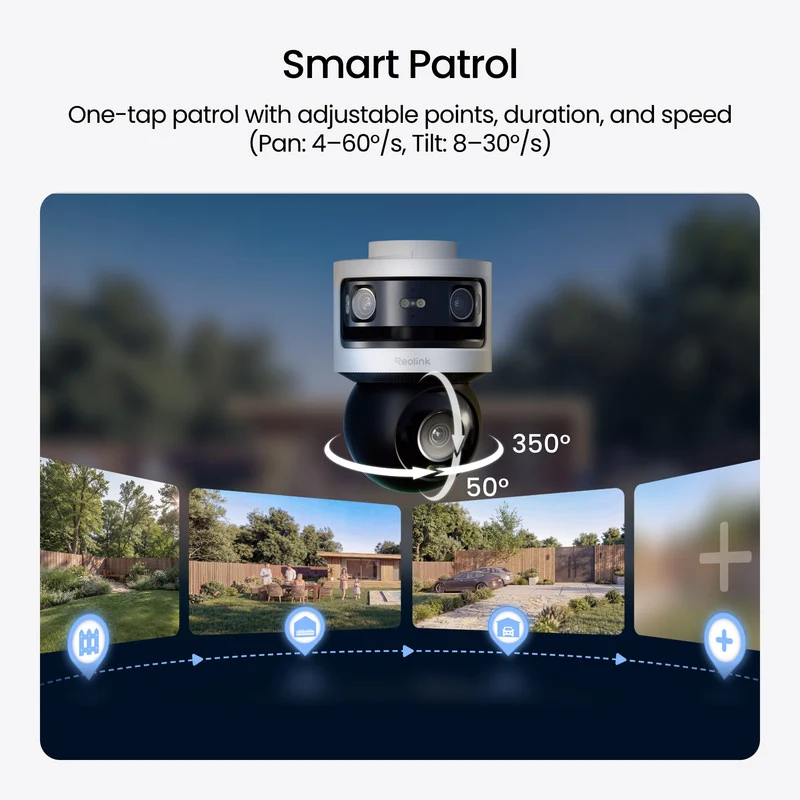 Reolink OMVI 3i PoE Triple-Lens PoE Security Camera with Auto Tracking
