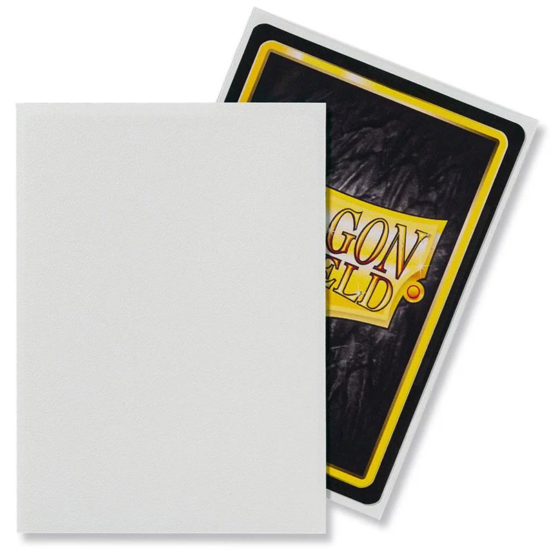 Arcane Tinmen Dragon Shield Standard 100ct Matte White Sleeves 63x88mm