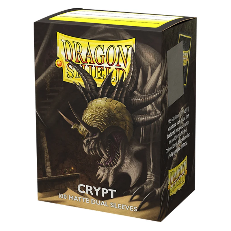 Arcane Tinmen Dragon Shield Standard 100ct Dual Matte Crypt Grey Sleeves 63x88mm