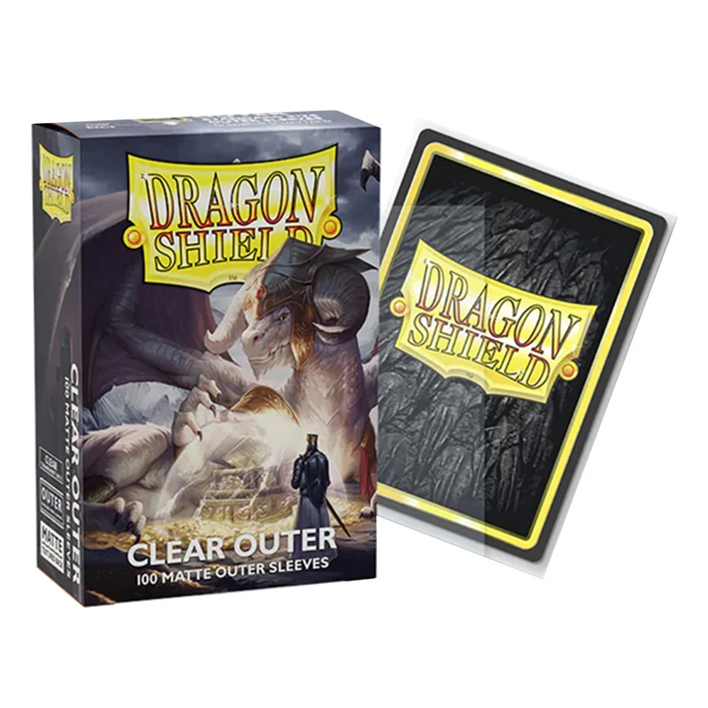 Arcane Tinmen Dragon Shield Standard 100ct Matte Clear Outer Sleeves