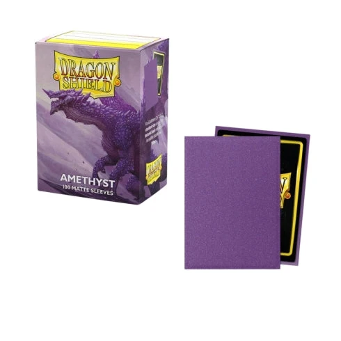 Arcane Tinmen Dragon Shield Standard 100ct Matte Amethyst Purple Sleeves 63x88mm