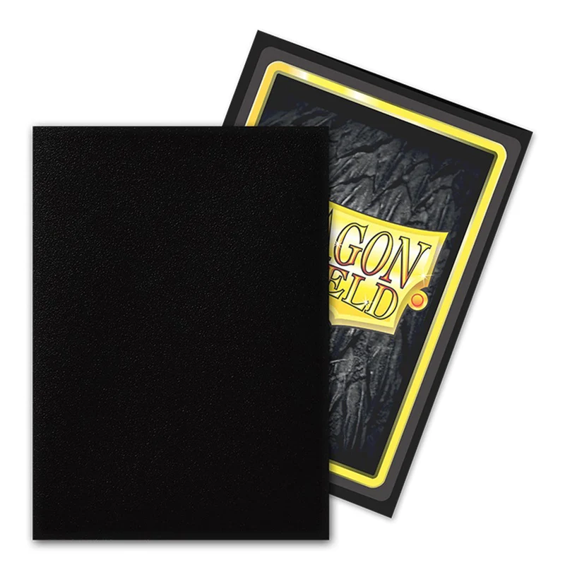 Arcane Tinmen Dragon Shield Standard 100ct Non Glare Matte Black Sleeves 63x88mm