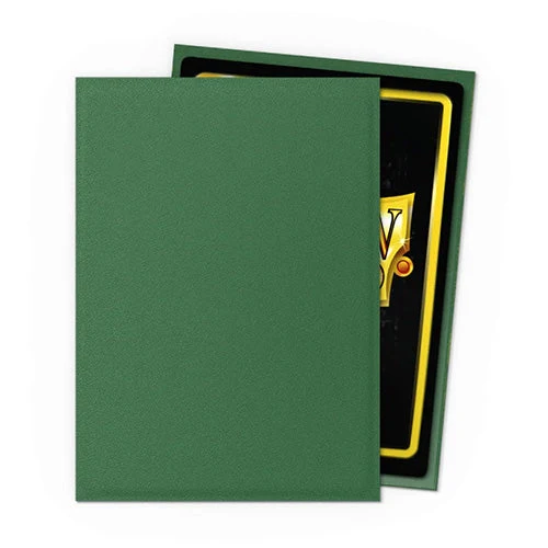 Arcane Tinmen Dragon Shield Standard 100ct Non Glare Matte Forest Green Sleeves 63x88mm