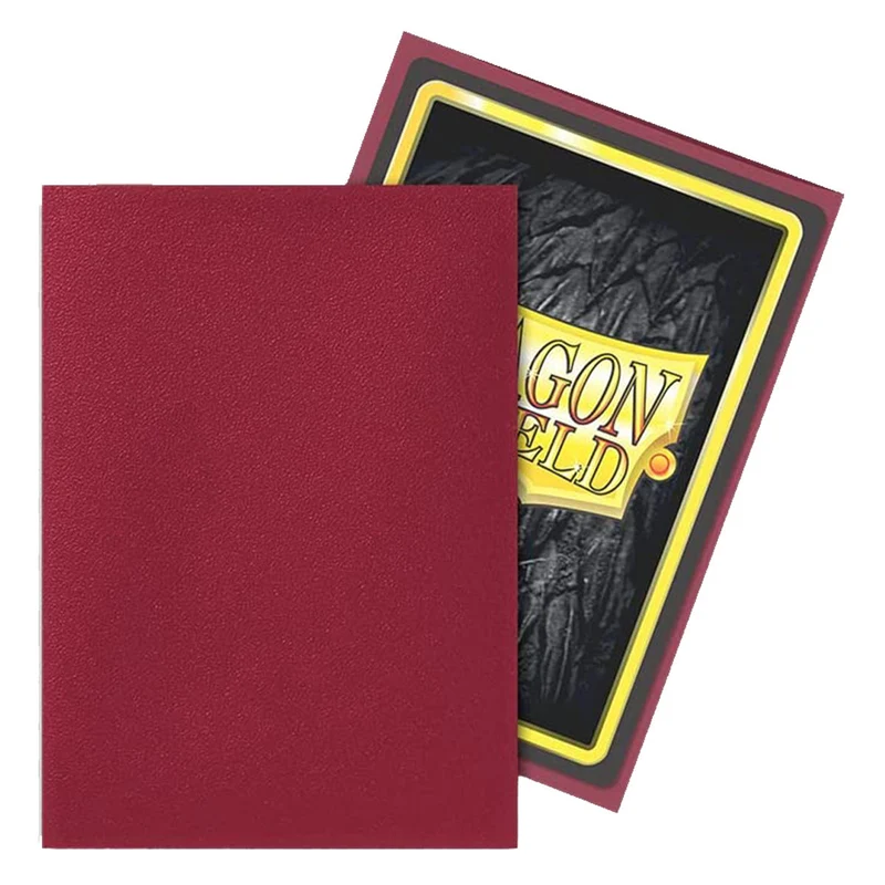 Arcane Tinmen Dragon Shield Standard 100ct Matte Blood Red Sleeves 63x88mm