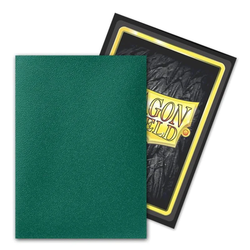 Arcane Tinmen Dragon Shield 100ct Standard Size Dual Matte Metallic Green (Power) Sleeves