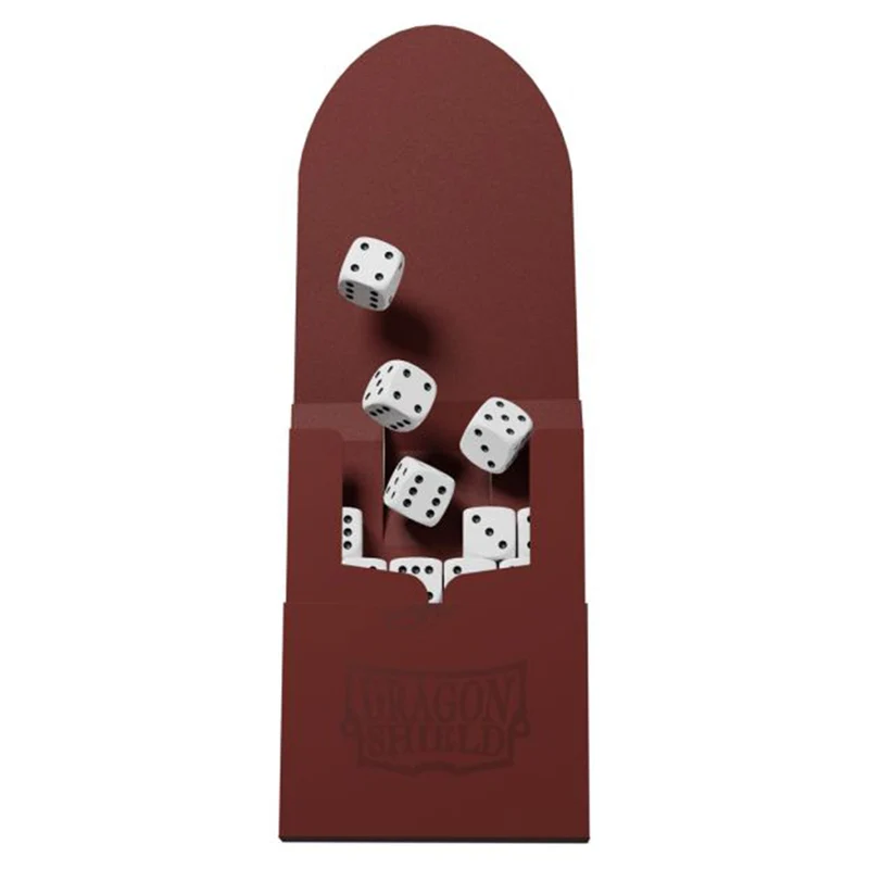 Arcane Tinmen Dragon Shield Cube Shell Deck Box Blood Red