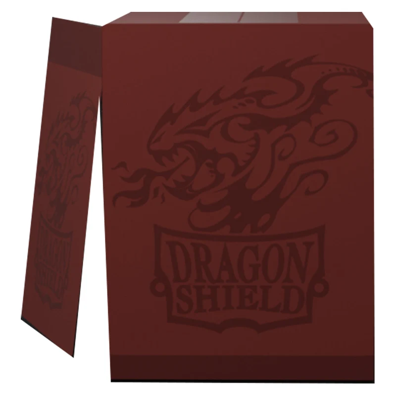 Arcane Tinmen Dragon Shield Revised Double Shell - Blood Red/Black Deck Box