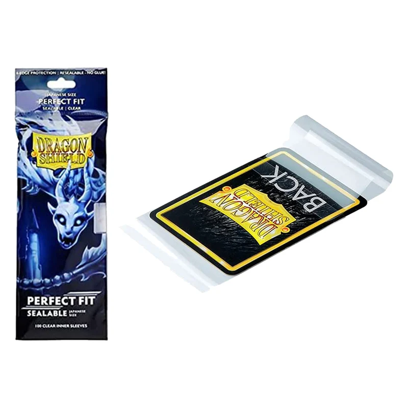 Arcane Tinmen Dragon Shield Japanese 100ct Perfect Fit Sealable Clear Sleeves 59x86mm