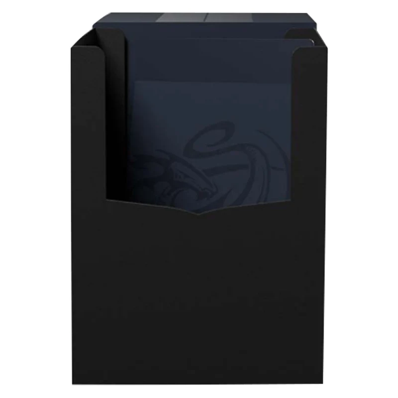 Arcane Tinmen Dragon Shield Revised Double Shell - Midnight Blue/Black Deck Box