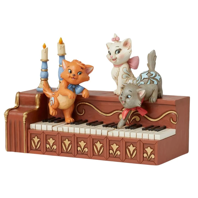 Jim Shore Disney Traditions - Aristocats Kittens Piano