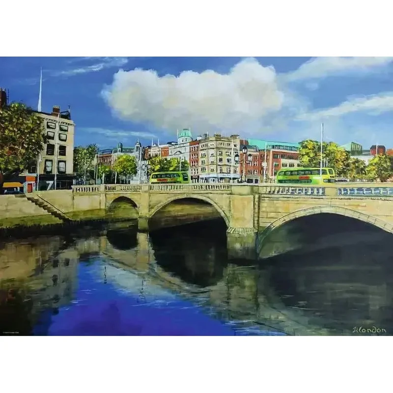 Ravensburger 1000pc O'Connell Bridge Dublin Puzzle