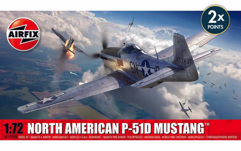 Airfix 1/72 North American P-51D Mustang