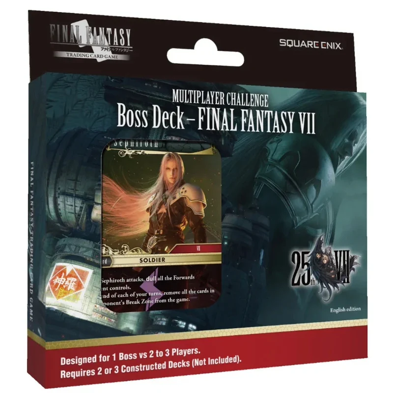 Final Fantasy Trading Card Game Multiplayer Challenge Boss Deck Final Fantasy VII 100 Cards