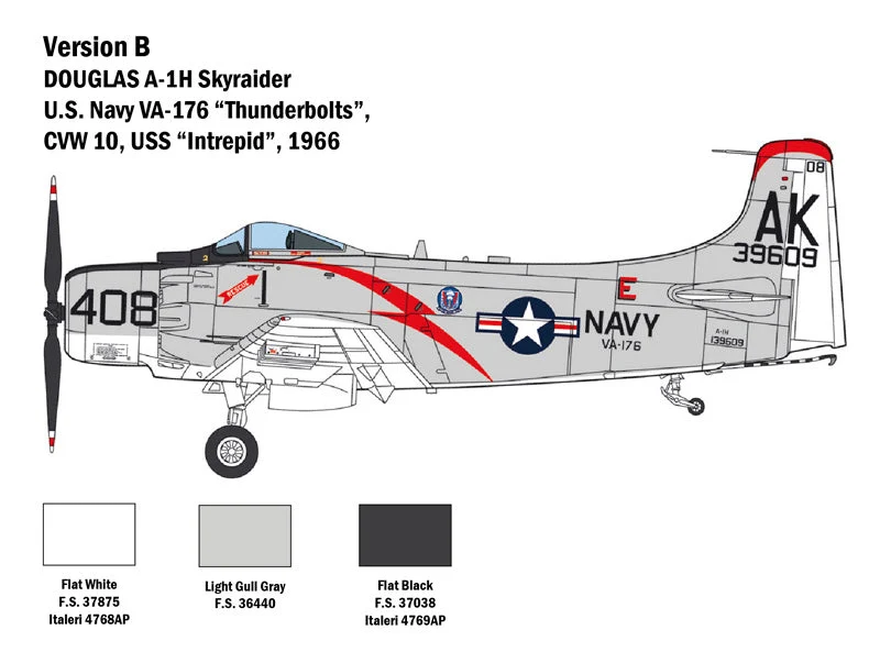 Italeri 1/48 A-1H Skyraider