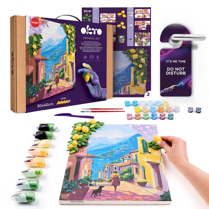 Okto 3D Modeling+Painting Kit 30x40cm - Lemon Weekend