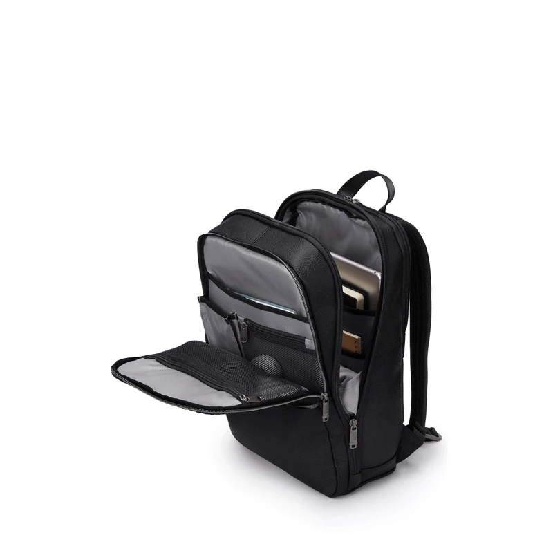 Samsonite Classic Leather Slim Backpack (Black)