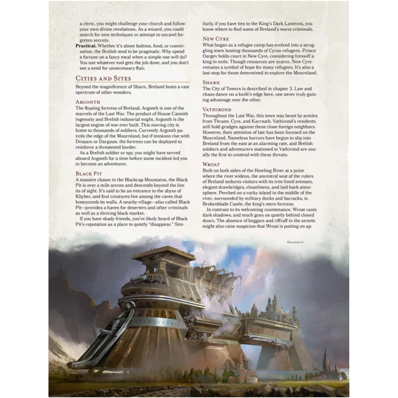 Wizards Of The Coast D&D Eberron Rising from the Last War Alternative Cover