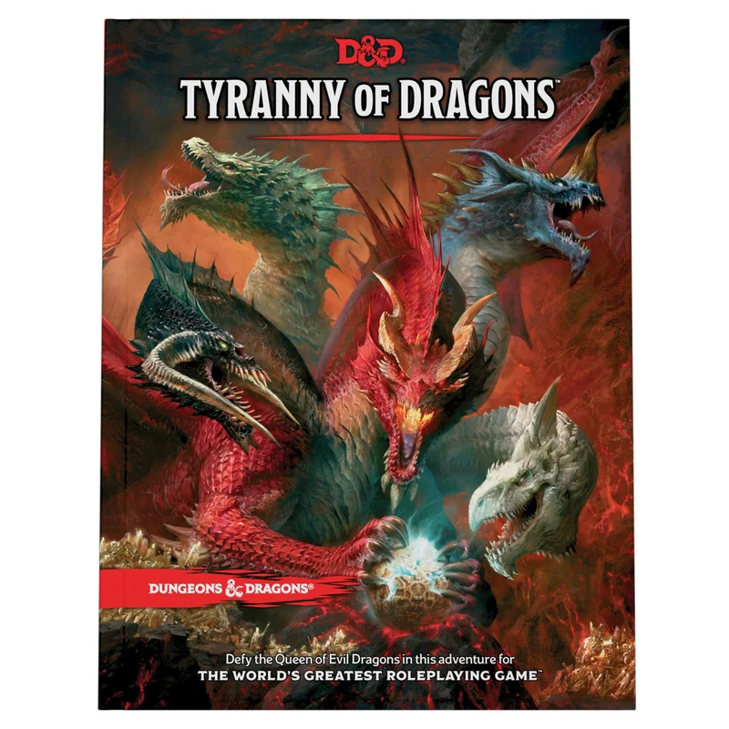 Wizards Of The Coast D&D Dungeons & Dragons Tyranny of Dragons Evergreen Cover