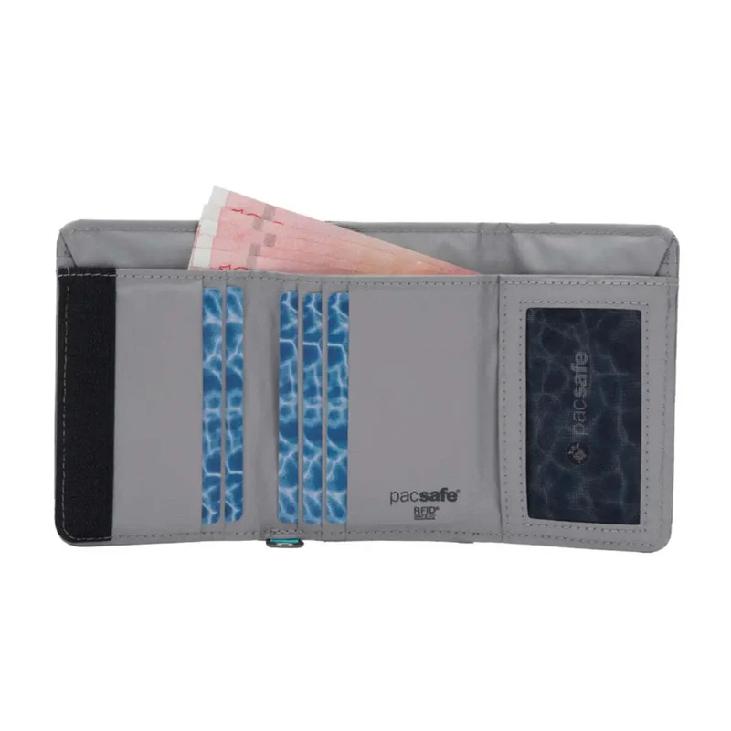 Pacsafe RFIDsafe Trifold Wallet - Stone