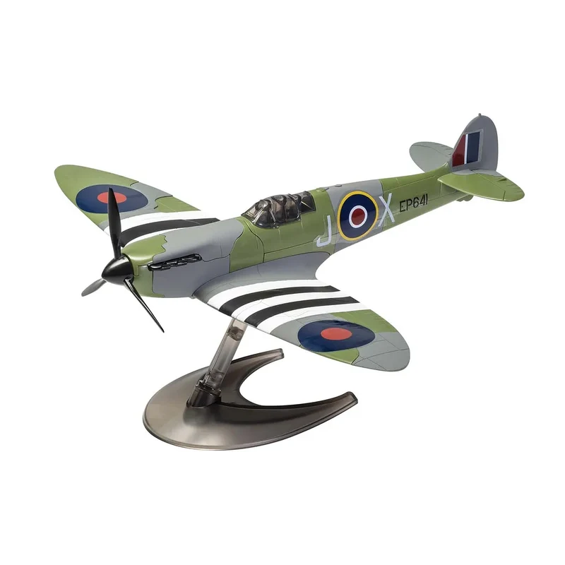 Airfix British D-Day Spitfire Fighter Quickbuild Plastic Model Kit