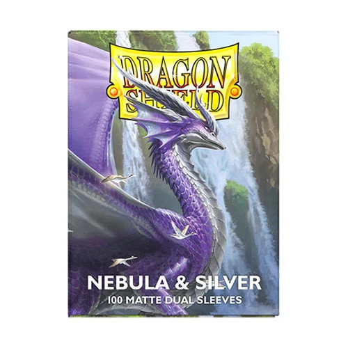Arcane Tinmen Dragon Shield Standard 100ct Dual Matte Nebula Purple/Silver Sleeves 63x88mm